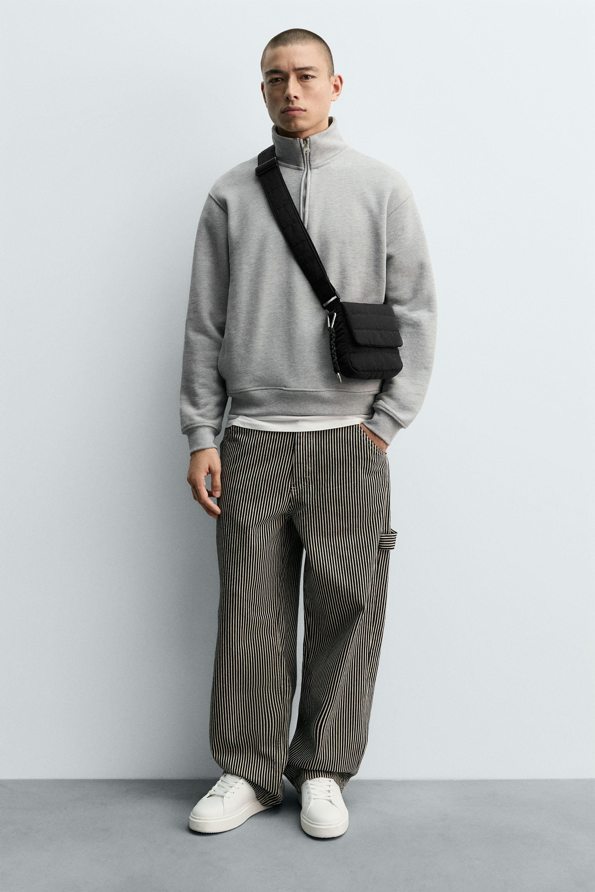 QUILTED NYLON VERTICAL CROSSBODY BAG